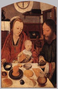 敭 莫斯塔特 The Holy Family at Table